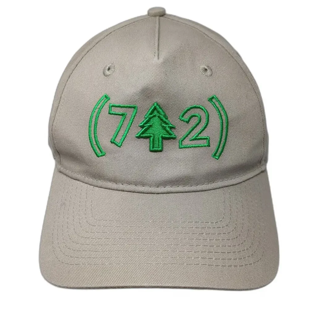 Port & Company 5 Panel Beige Green One Size Hat 742 Evergreen Terrace Simpsons